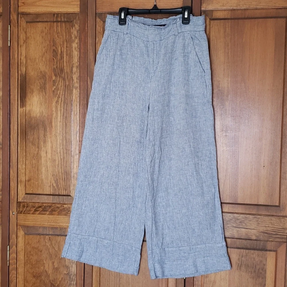 Banana Republic Women's BLAKE Linen Cropped Pants